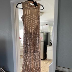 Rose Gold Boutique Dress